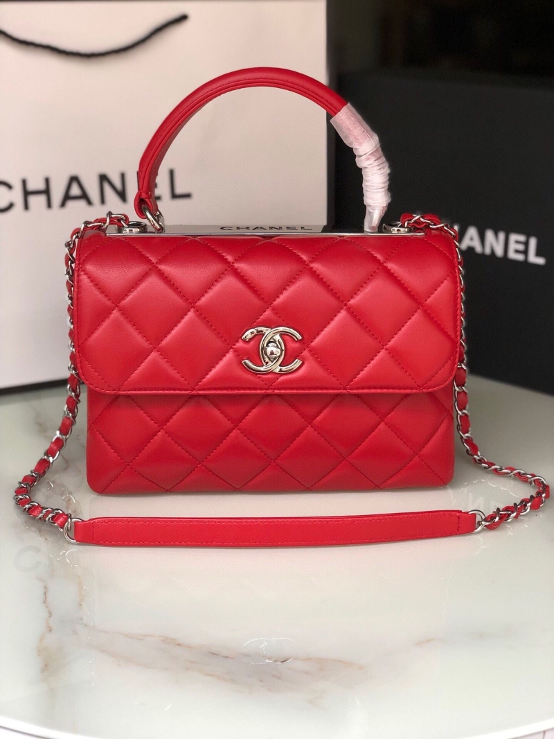 Ch**el top handle bags